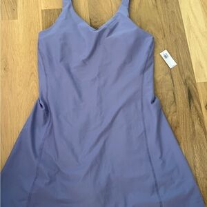 Old Navy Purple V Neck Mini Sundress